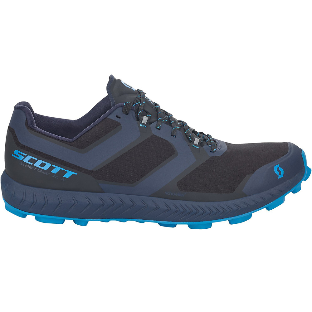 ZAPATILLAS SCOTT SUPERTRAC RC 2, NEGRA-AZUL NOCHE HOMBRE. 