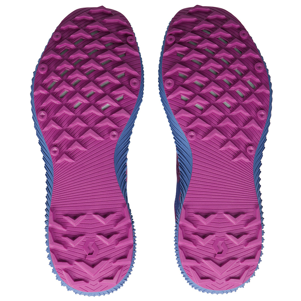 ZAPATILLAS SCOTT WS KINABALU ULTRA RC, AZUL HIELO-AMARILLA MUJER. 