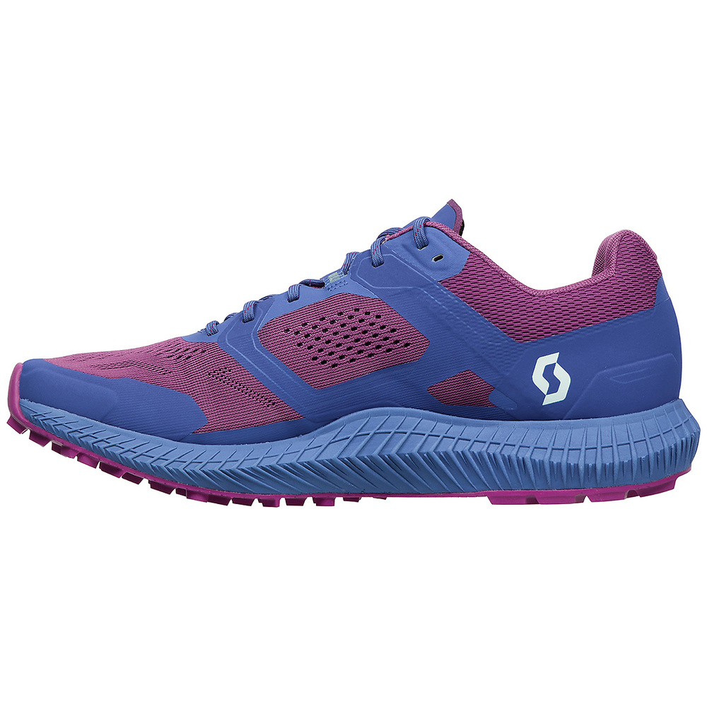 ZAPATILLAS SCOTT WS KINABALU ULTRA RC, AZUL HIELO-AMARILLA MUJER. 