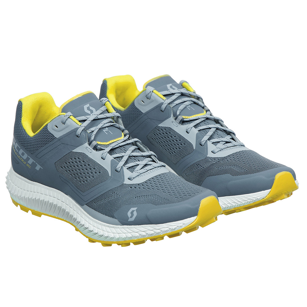 ZAPATILLAS SCOTT WS KINABALU ULTRA RC, AZUL HIELO-AMARILLA MUJER. 