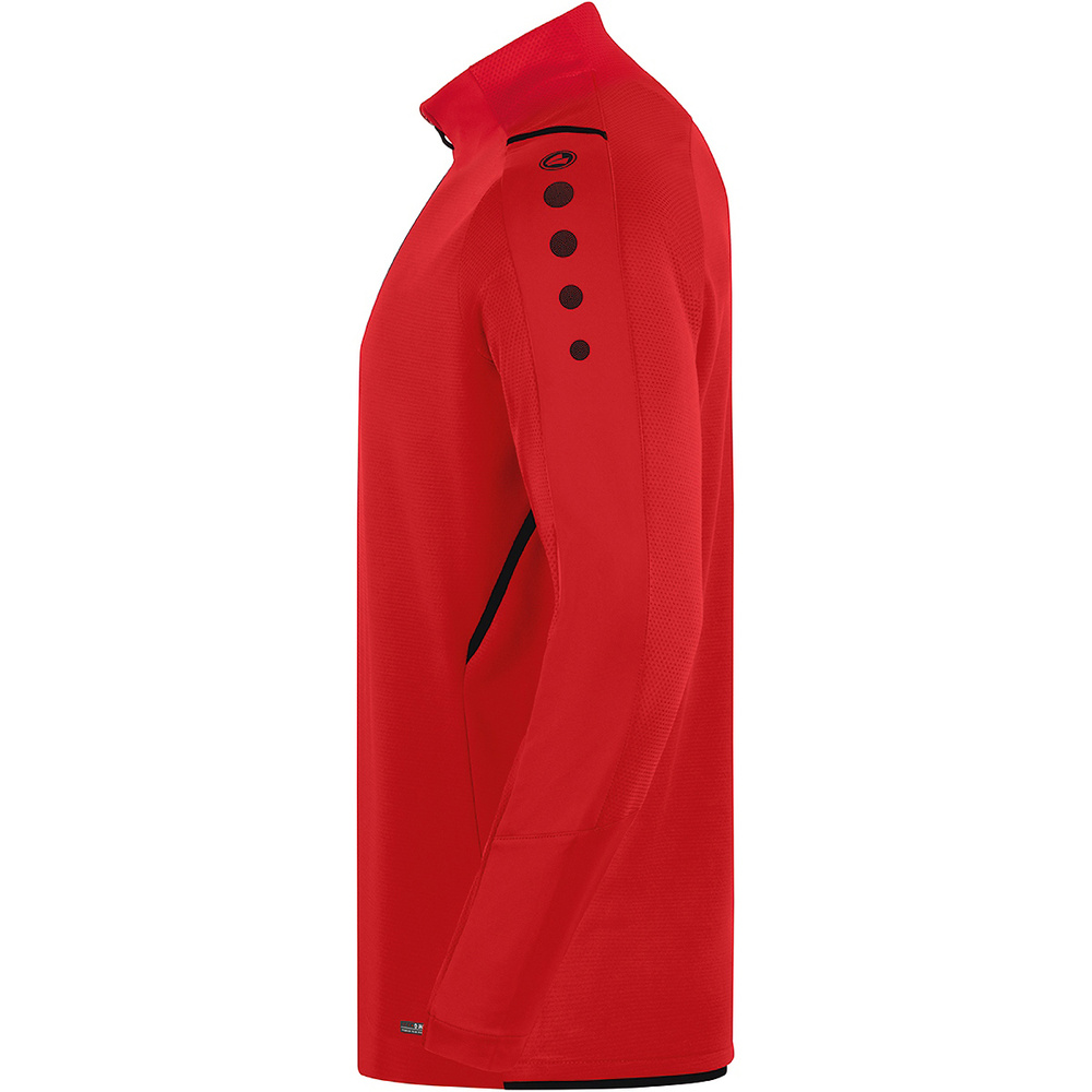 ZIP TOP JAKO CHALLENGE, RED-BLACK MEN. 