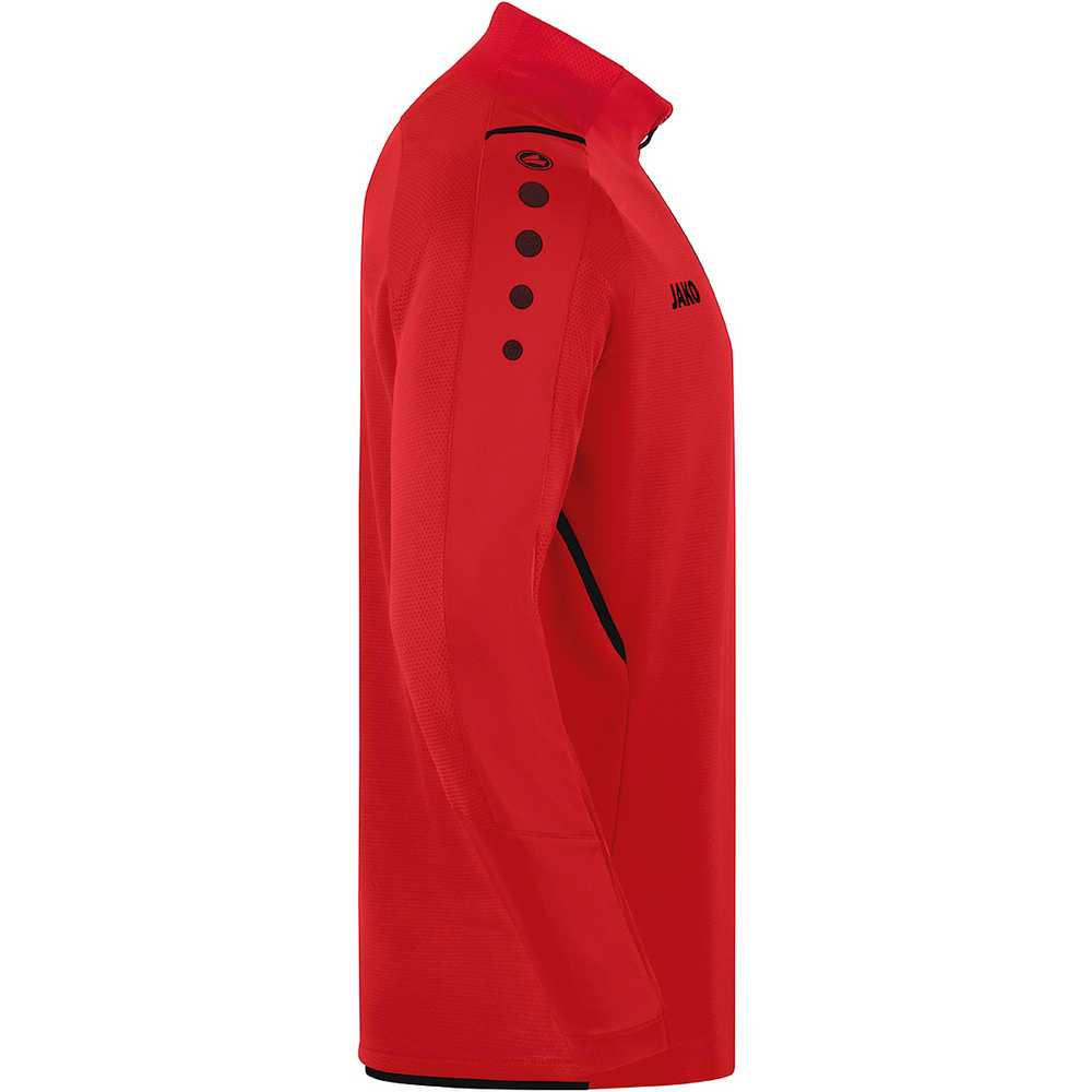 ZIP TOP JAKO CHALLENGE, RED-BLACK MEN. 