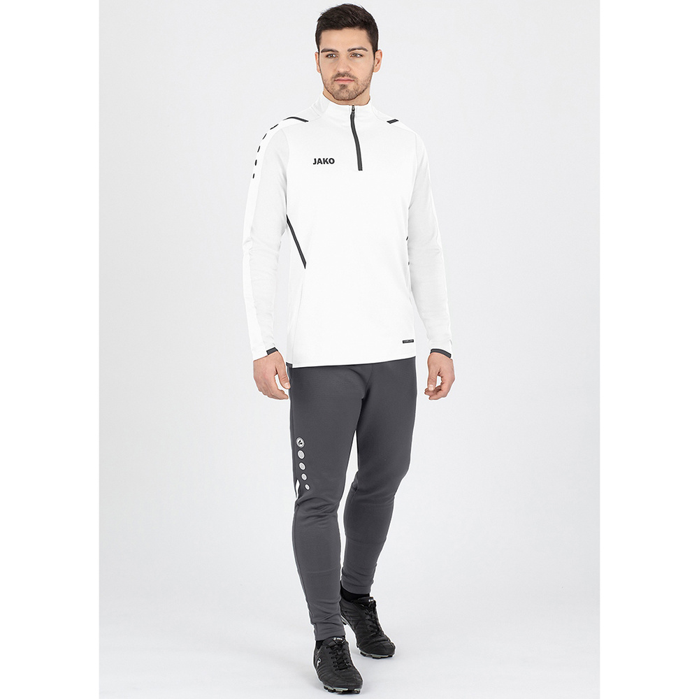 ZIP TOP JAKO CHALLENGE, WHITE-ANTHRACITE KIDS. 