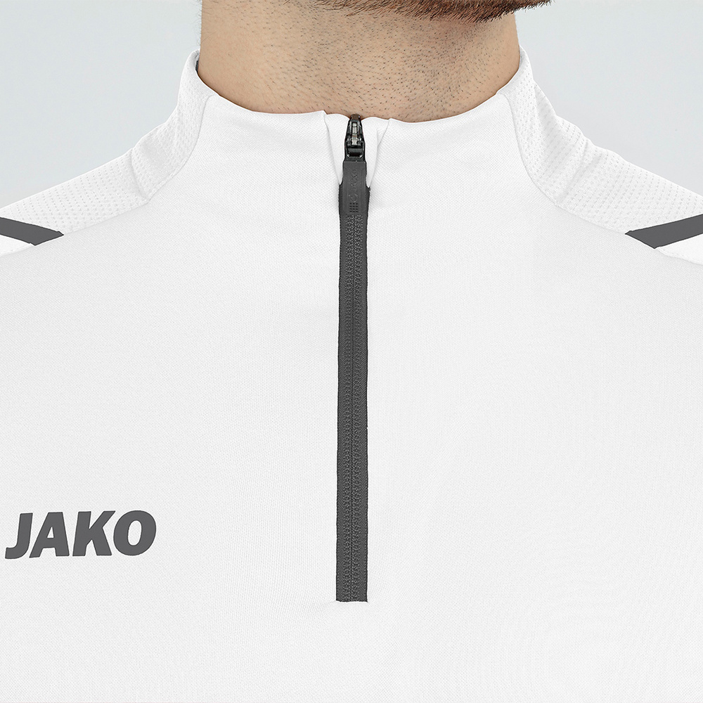 ZIP TOP JAKO CHALLENGE, WHITE-ANTHRACITE MEN. 