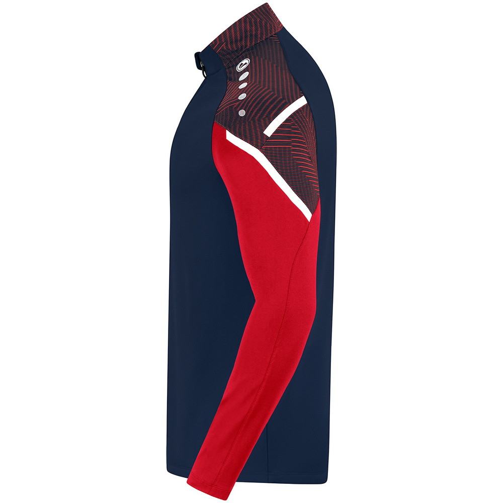 ZIP TOP JAKO PERFORMANCE, SEABLUE-RED MEN. 