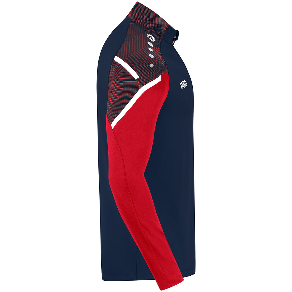 ZIP TOP JAKO PERFORMANCE, SEABLUE-RED MEN. 