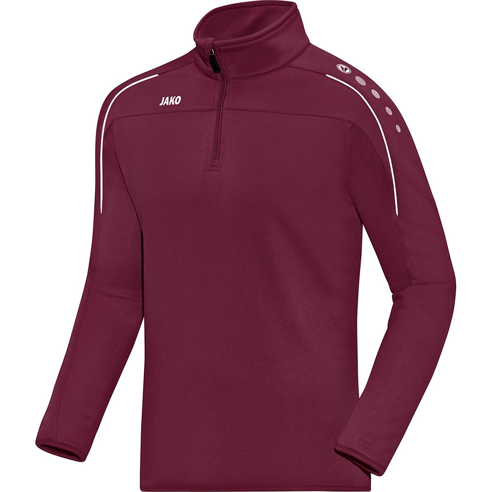 ZIPTOP JAKO CLASSICO, MAROON MEN. 