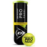 3 DUNLOP PRO PADEL BALLS TIN.