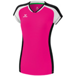 CAMISETA DE TIRANTES ERIMA GANDIA, ROSA-NEGRA-BLANCA MUJER.