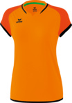 CAMISETA DE TIRANTES ERIMA ZENARI , NARANJA-MANDARINA-NEGRA MUJER.