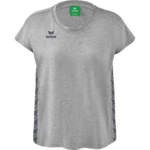 CAMISETA ERIMA ESSENTIAL TEAM, GRIS-GRIS PIZARRA MUJER.