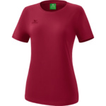 CAMISETA ERIMA TEAMSPORTS, BURDEOS MUJER.