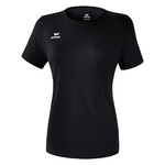 CAMISETA FUNCIONAL ERIMA TEAMSPORTS, NEGRA MUJER.