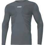 CAMISETA INTERIOR JAKO COMFORT 2.0 MANGA LARGA, GRIS PIEDRA HOMBRE.