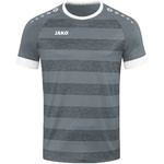 CAMISETA JAKO CELTIC MELANGE MANGA CORTA, GRIS PIEDRA HOMBRE.