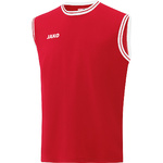 CAMISETA JAKO CENTER 2.0, ROJA-BLANCA NIÑO.