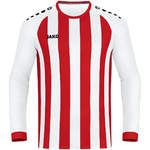 CAMISETA JAKO INTER MANGA LARGA, BLANCA-ROJA HOMBRE.