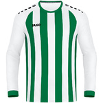 CAMISETA JAKO INTER MANGA LARGA, BLANCA-VERDE NIÑO.