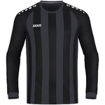 CAMISETA JAKO INTER MANGA LARGA, NEGRA-ANTRACITA NIÑO.