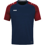 CAMISETA JAKO PERFORMANCE, MARINO-ROJA HOMBRE.