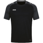 CAMISETA JAKO PERFORMANCE, NEGRA-ANTRACITA HOMBRE.