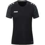 CAMISETA JAKO PERFORMANCE, NEGRA-ANTRACITA MUJER.