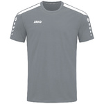 CAMISETA JAKO POWER, GRIS PIEDRA-BLANCA HOMBRE.