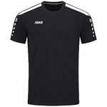 CAMISETA JAKO POWER, NEGRA-BLANCA NIÑO.