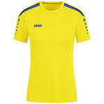 CAMISETA JAKO POWER MANGA CORTA, AMARILLA-ROYAL MUJER.