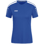 CAMISETA JAKO POWER MANGA CORTA, ROYAL-BLANCA MUJER.