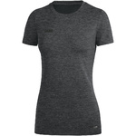 CAMISETA JAKO PREMIUM BASICS MANGA CORTA, ANTRACITA MELANGE MUJER.