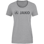 CAMISETA JAKO PROMO, GRIS MELANGE MUJER.