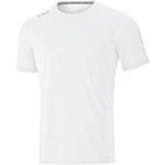 CAMISETA JAKO RUN 2.0 MANGA CORTA, BLANCA HOMBRE.