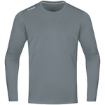 CAMISETA JAKO RUN 2.0 MANGA LARGA, GRIS PIEDRA HOMBRE.