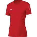 CAMISETA JAKO TEAM MANGA CORTA, ROJA MUJER. 