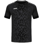 CAMISETA MANGA CORTA JAKO PIXEL, NEGRA NIÑO.