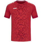 CAMISETA MANGA CORTA JAKO PIXEL, ROJA NIÑO.