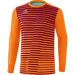 CAMISETA PORTERO ERIMA PRO, NARANJA NEÓN-BURDEOS NIÑO.