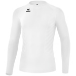 CAMISETA TÉRMICA MANGA LARGA ERIMA ATHLETIC, BLANCA UNISEX.