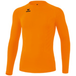 CAMISETA TÉRMICA MANGA LARGA ERIMA ATHLETIC, NARANJA UNISEX.