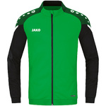 CHAQUETA CHÁNDAL POLIÉSTER JAKO PERFORMANCE, VERDE-NEGRA HOMBRE.