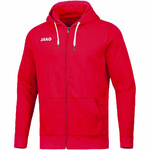 CHAQUETA CON CAPUCHA JAKO BASE, ROJA HOMBRE.