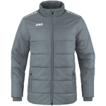 CHAQUETA DE ENTRENADOR JAKO TEAM, GRIS PIEDRA NIÑO.