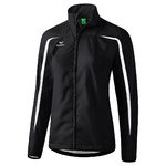 CHAQUETA RUNNING ERIMA ATHLETICS, NEGRA-BLANCA MUJER.