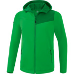 CHAQUETA SOFTSHELL ERIMA PERFORMANCE, VERDE-ESMERALDA HOMBRE.