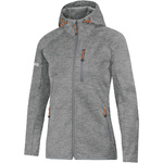 CHAQUETA SOFTSHELL JAKO LIGHT, GRIS MELANGE MUJER.