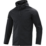 CHAQUETA SOFTSHELL JAKO LIGHT, NEGRA HOMBRE.