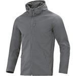 CHAQUETA SOFTSHELL JAKO PREMIUM, GRIS PIEDRA HOMBRE.