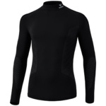 ERIMA ATHLETIC LONGSLEEVE TURTLENECK TOP, BLACK KIDS.