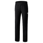 ERIMA ATHLETICS PANTS WITH FULL LENGTH ZIP, BLACK WOMEN. 